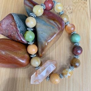 Gemstone Golden Healer Quartz Bracelet